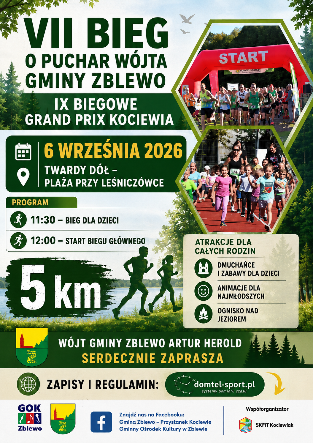 VII BIEG O PUCHAR W&Oacute;JTA GMINY ZBLEWO